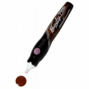 Stylo corporel comestible chocolat