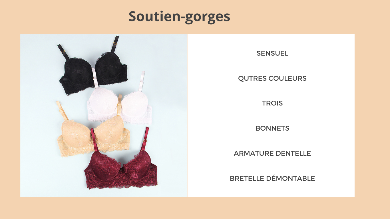 Soutien-gorge pour femme à poitrine généreuse/jesyn.fr